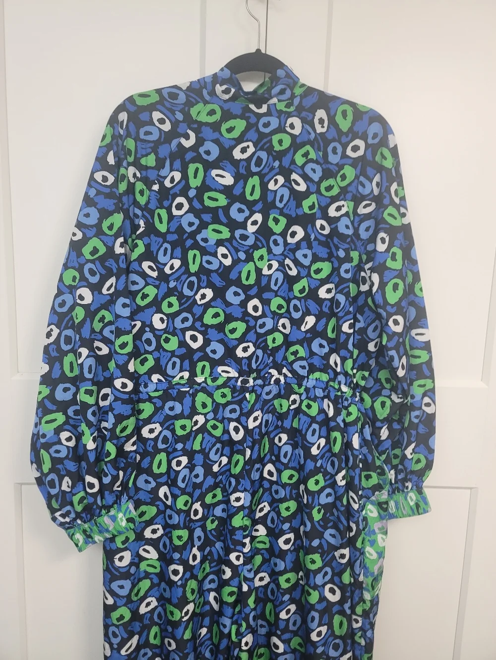 DVF x Target Nylon Jazz Dot Jumpsuit | Blue Green Sporty Chic XXL - Picture 6 of 8